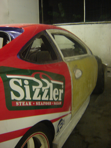 Honda Integra DC5 under opbygning.